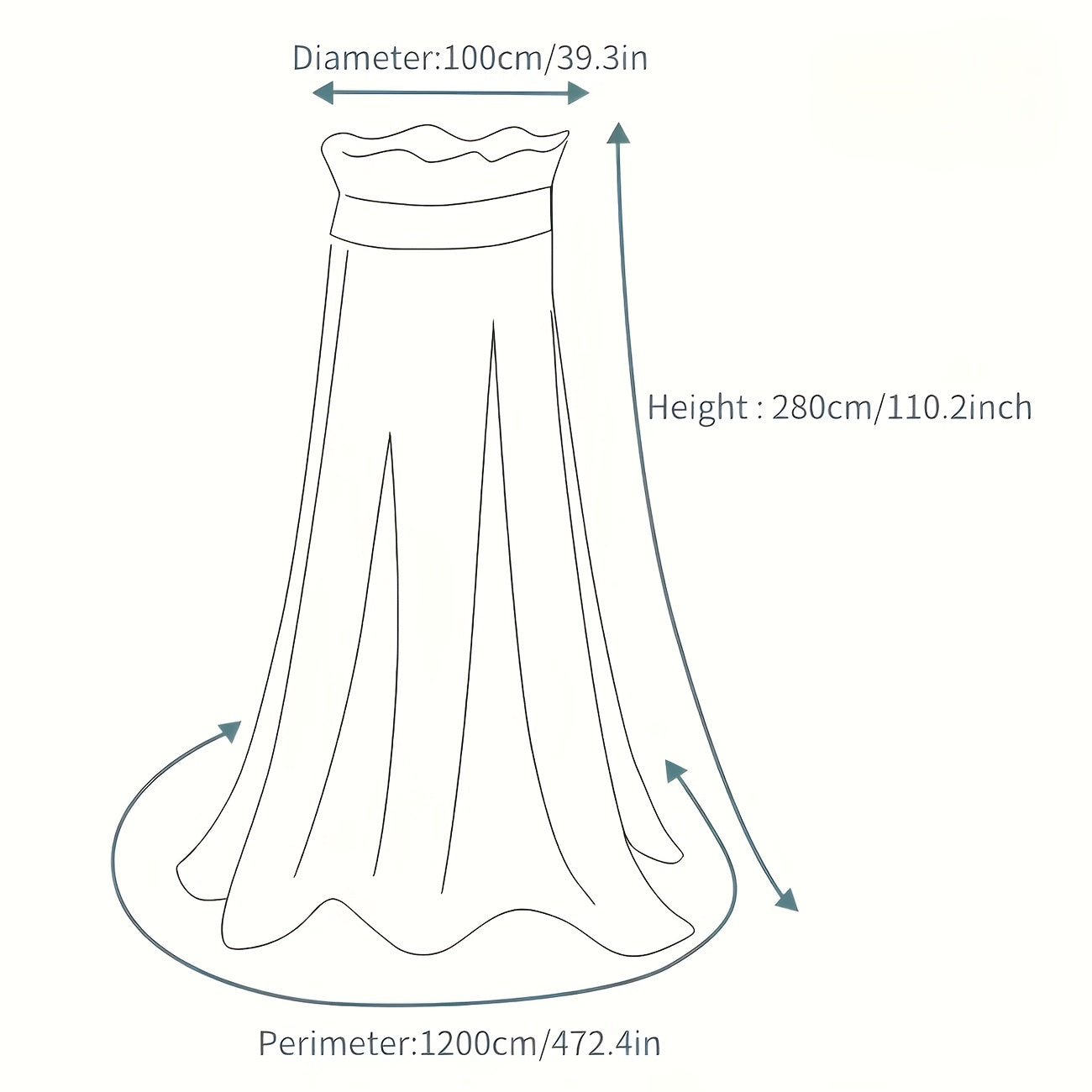 1pc Princess Style Double Layer Lace Canopy Bed Canopy with Ruffled Round Top Frame & Pre-Installed Hooks - Suitable for Single\u002FDouble\u002FKing Beds, Polyester Mosquito Suitable for, Room, Bedroom Decor